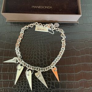 VINTAGE PIANEGONDA famous Italian luxury HEART NECKLACE